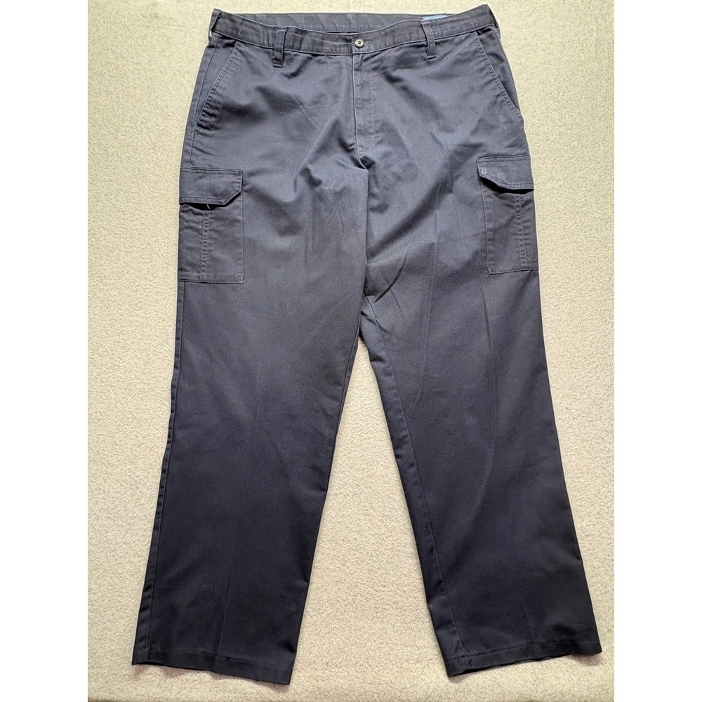 Cintas ComfortFlex Mens Navy Blue Cargo Work Pants 270-20 Size 40 x 31